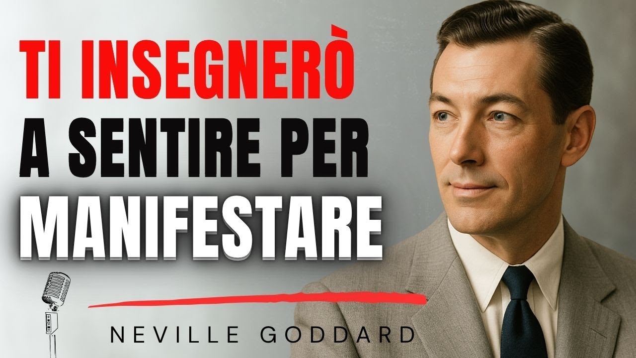 TI INSEGNERÒ A SENTIRE PER MANIFESTARE | NEVILLE GODDARD RIVELA IL SEGRETO DEL SENTIMENTO
