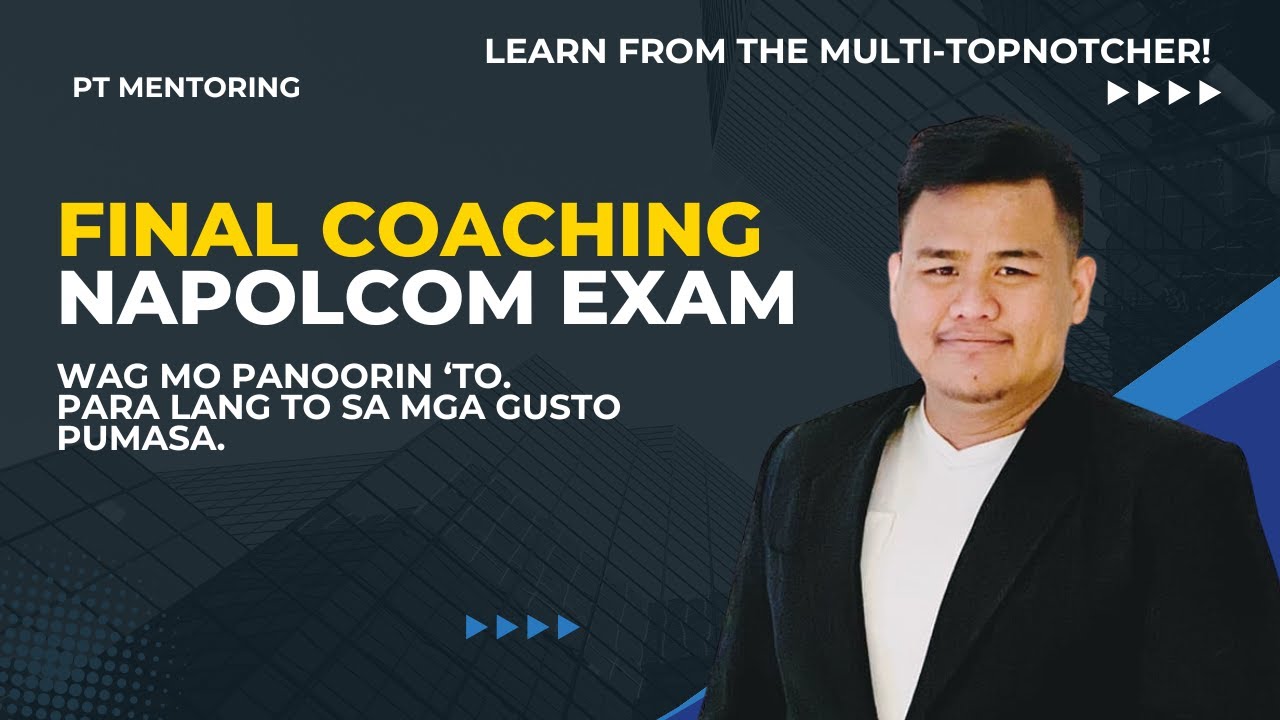 Napolcom Final Coaching