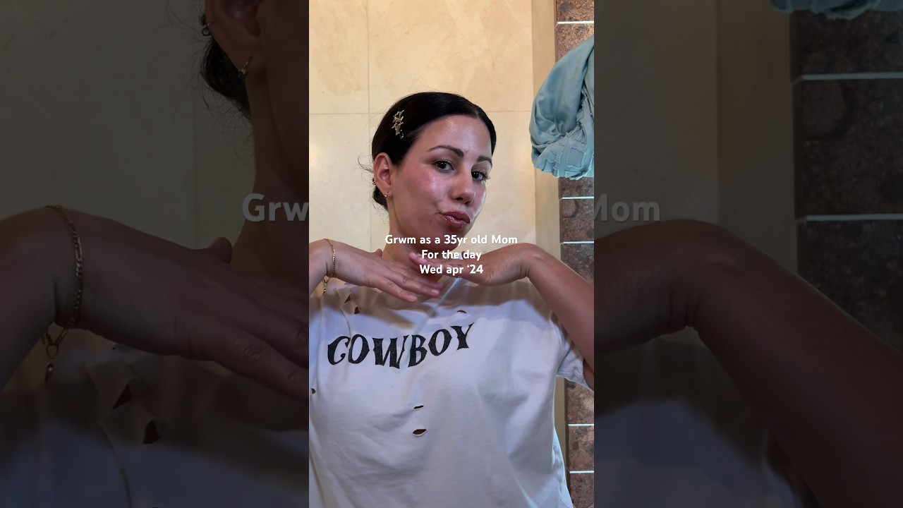 Grwm, as a mom for the day 🦢 