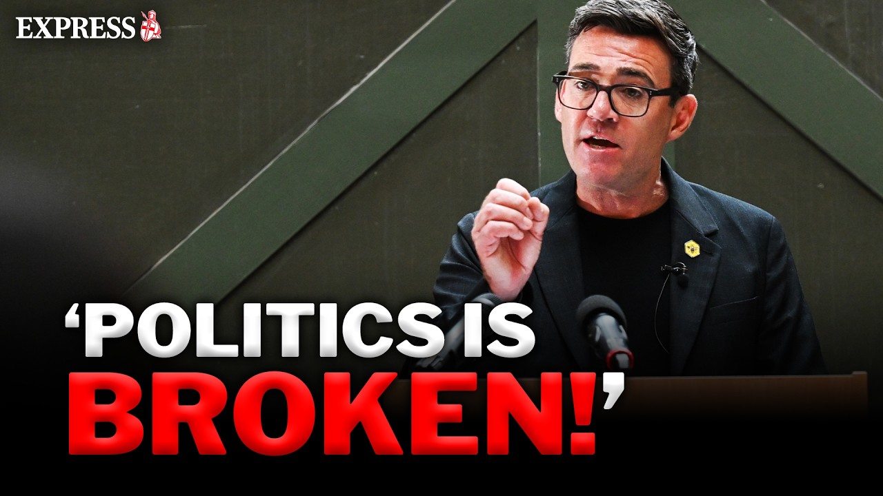 IN FULL | Andy Burnham vows 'RADICAL' shift of British politics in first major speech