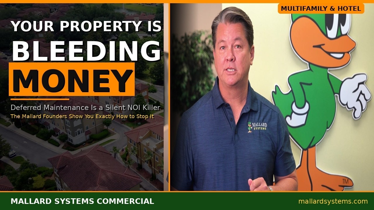 Your  Florida Properties Are Bleeding 💰💰on Deferred Maintenance — How to 🛑 It | Mallard Systems 🦆
