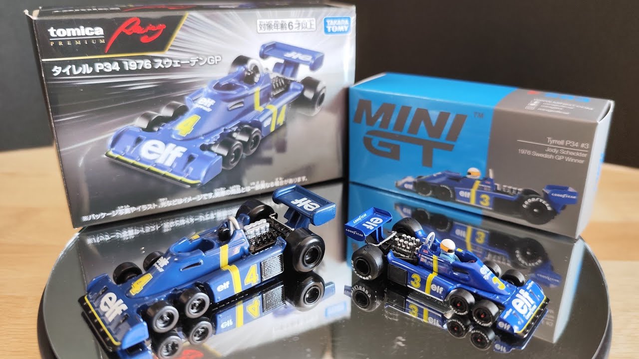 レビュー＆比較！　タカラトミー(TAKARA TOMY) トミカプレミアムRacing タイレル P34 1976 スウェーデンGP （ぜっけん４、パトリック・デパイエ車）