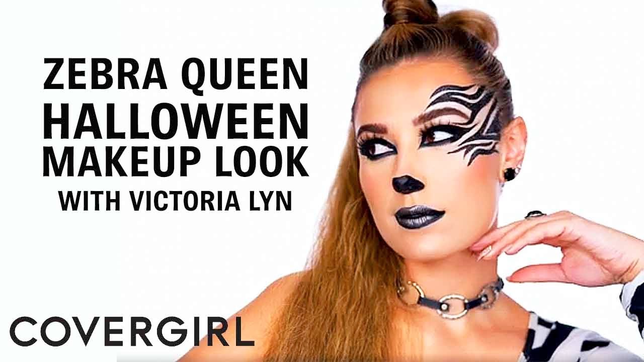 Zebra Queen Halloween Makeup Look with Victoria Lyn | COVERGIRL