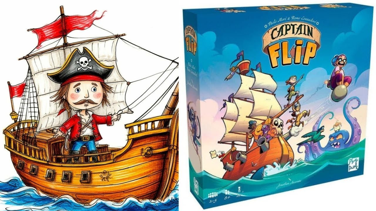 Капитан Флип! Captain Flip! Настольная игра!