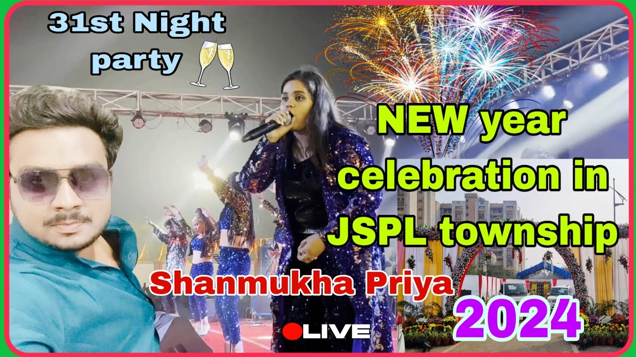 New year Party in JSPL Angul Township 2024 | 31st Night Celebration in Jindal Steel township