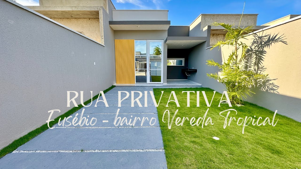 Rua privativa Eusébio-CE - 3 dormitórios bairro Vereda Tropical