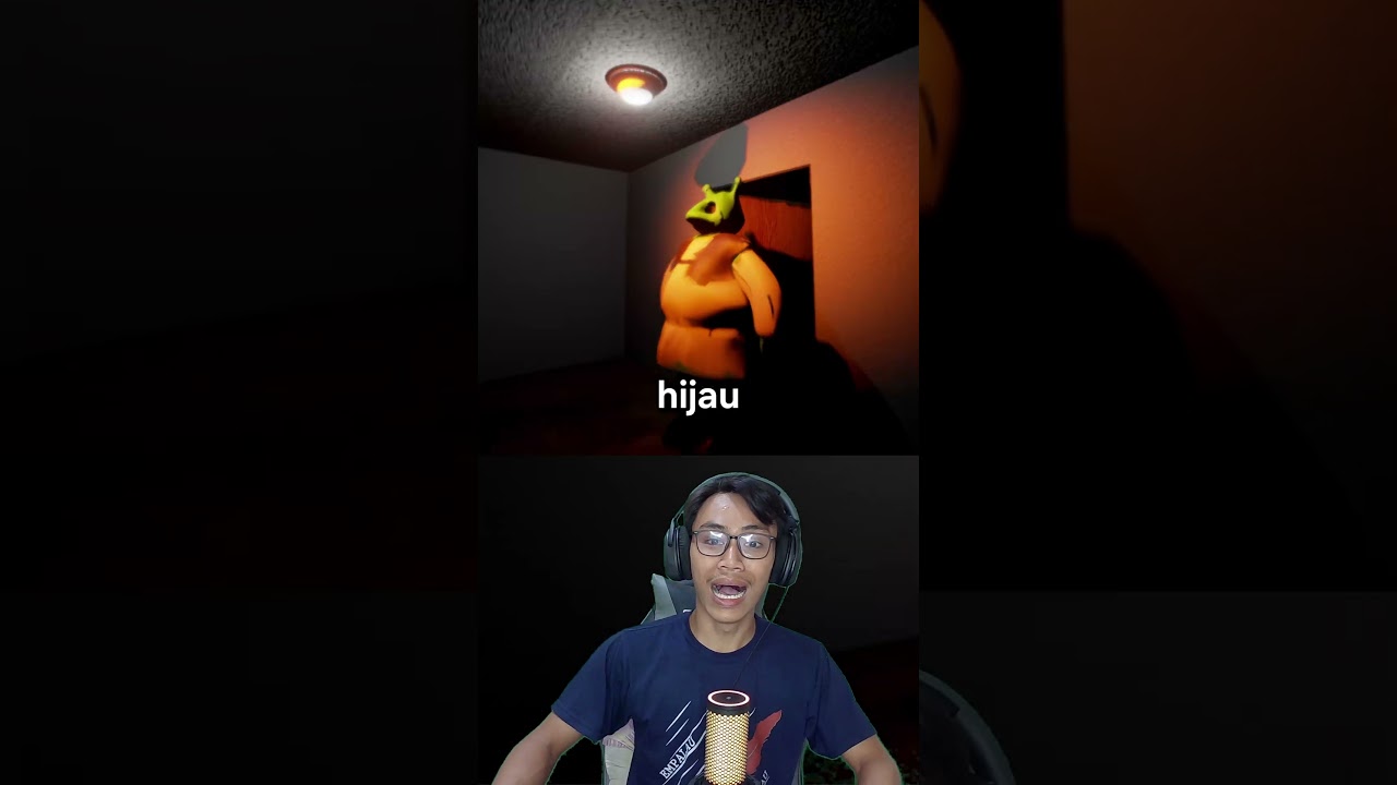 AKU DITERROR MONSTER HIJAU JELEK MENYERAMKAN..!!! 