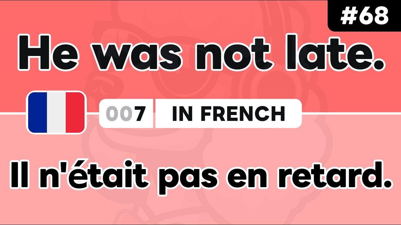 Learn ‘He wasn't ~’ in French 🇫🇷 Daily Beginner Phrases (Ep. #68)