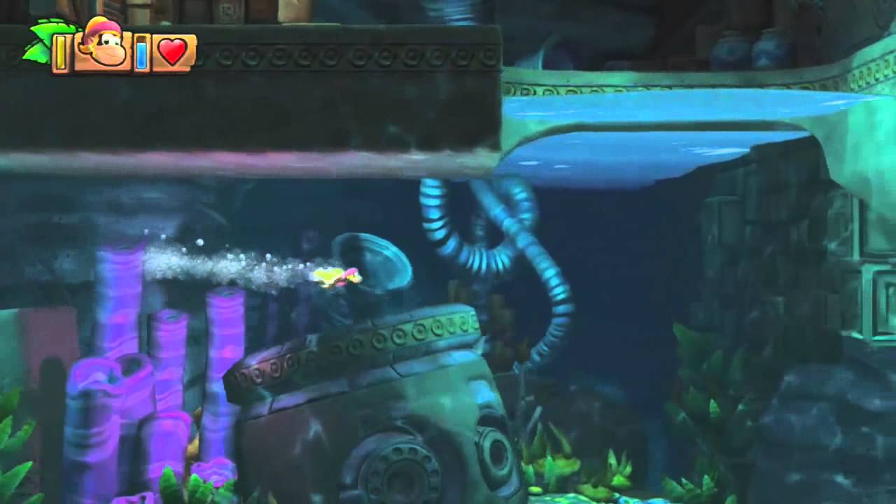 Donkey Kong Country Tropical Freeze - 4-4 Tentaklos - Extraschwer