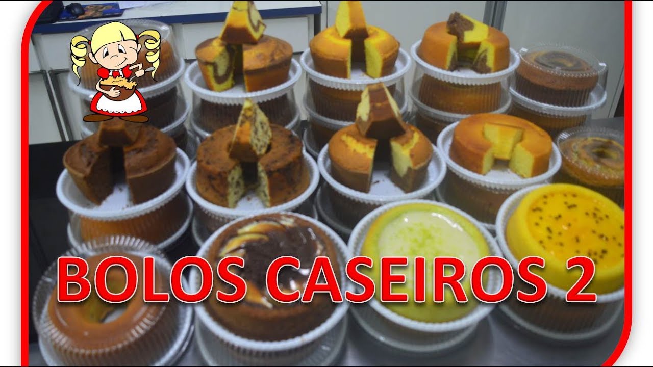 Receitas de Bolos Caseiros / Bolo da vovó / Bolo de limão - maracuja - frape - coco - chocolate