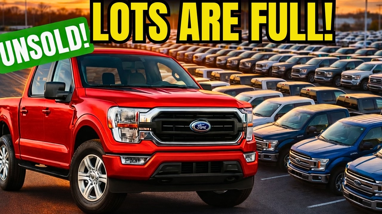 Скидки на Ford F-150 резко возросли на фоне рекордных запасов у дилеров.