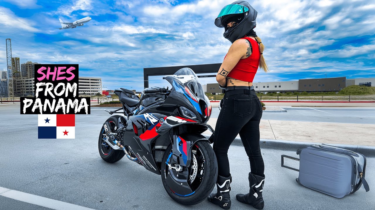 I PICKED HER UP FROM THE AIRPORT ON MY M1000RR..