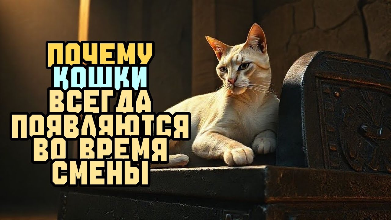 ПОЧЕМУ КОШКИ ВСЕГДА ПОЯВЛЯЮТСЯ ВО ВРЕМЯ СМЕНЫ