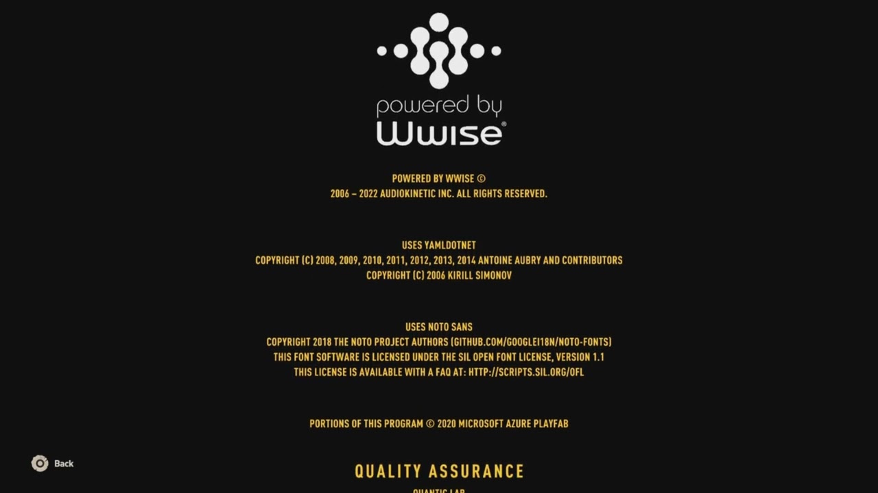 DYING LIGHT 2 CREDITS