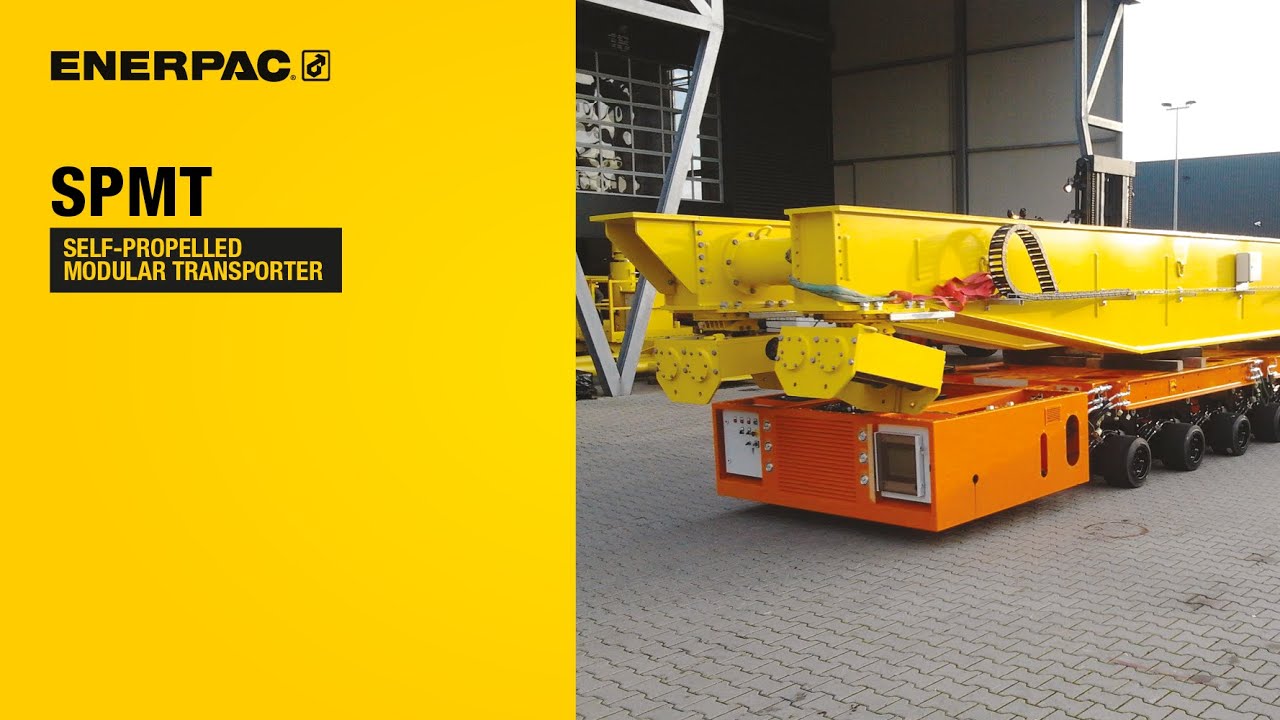 Self-Propelled Modular Transporter | SPMT | Enerpac Heavy Lifting Technology