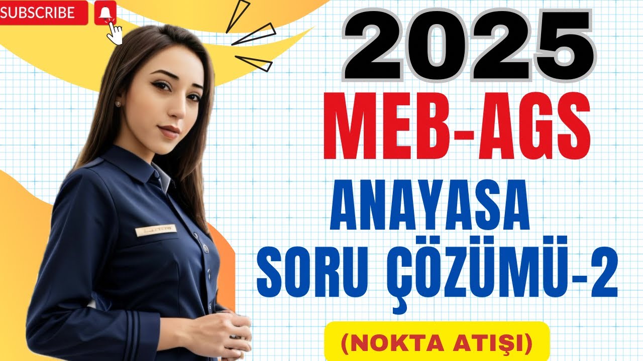 MEB AGS 1982 ANAYASA SORU ÇÖZÜMÜ -2 #ags #eğitim #soruçözümü #viralvideo #öabt #yt #anayasa #video
