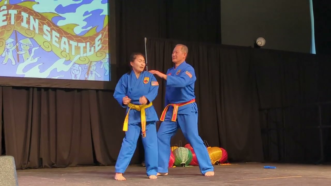 Âu Lạc Vovinam tự vệ căn bản (2m:23s) - Tết in Seattle 2024