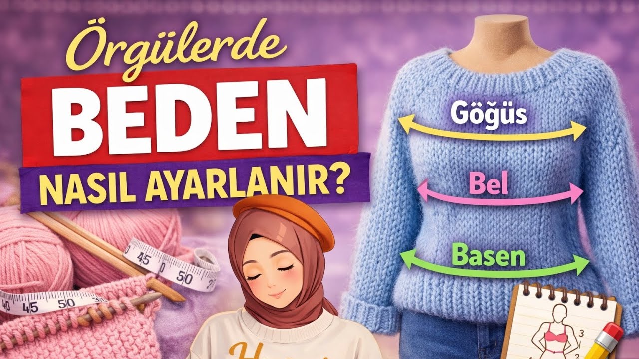 Örgülerde Beden Ölçümü🧶