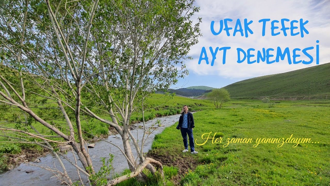 UFAK TEFEK KİMYA AYT DENEMESİ | Mis gibi doğa manzaralı (her zaman yanınızdayım, fotoğraftaki gibi)😉