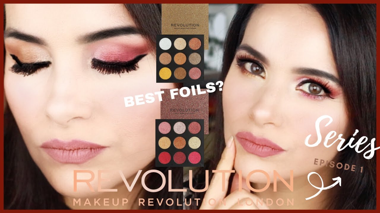 MAKEUP REVOLUTION EUPHORIC FOIL PALETTES HOUSE OF FUN & SPARKLE UP | MAKEUP REVOLUTION SERIES EP 1