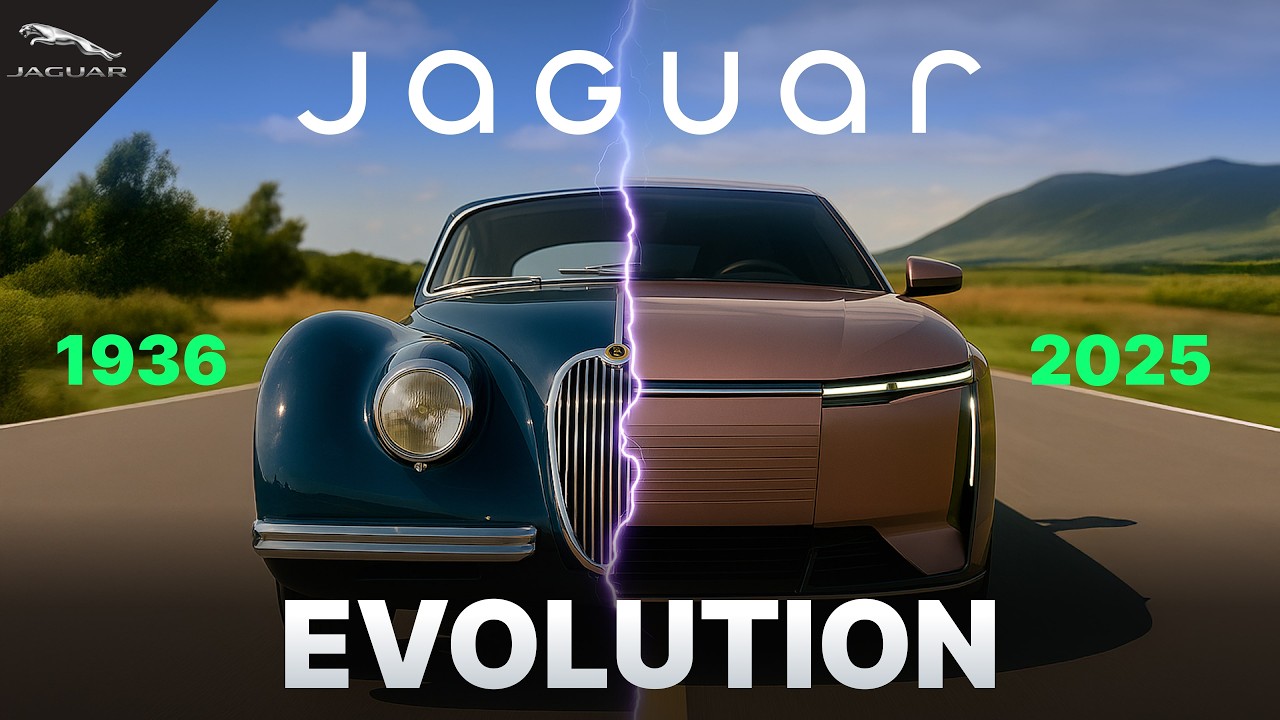 Трансформация автомобилей Jaguar | 1936–2025 | Полная эволюция модели за 5 минут