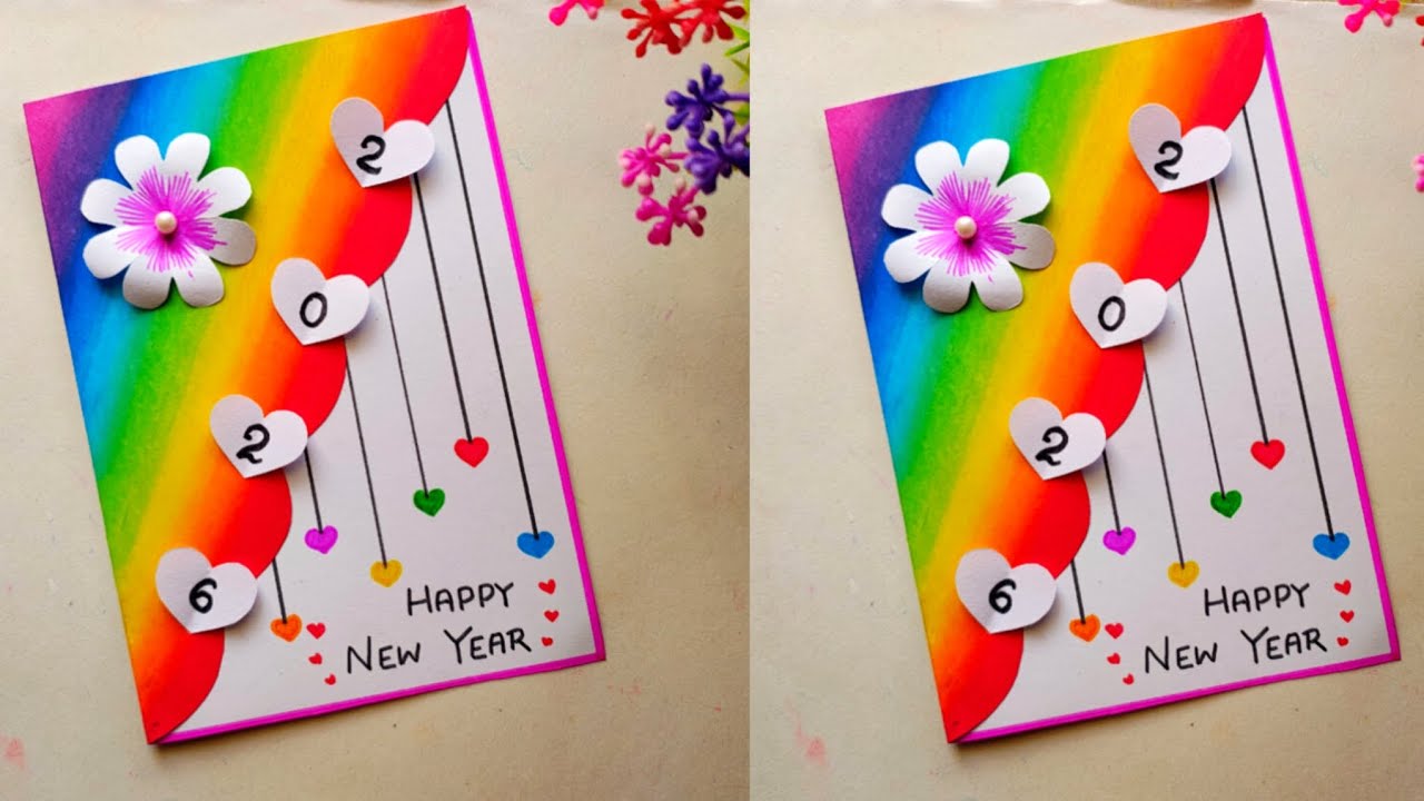 Last minutes Happy New Year 2026 Card drawing| Beautiful 😍 New year Card drawing| Happy New year 