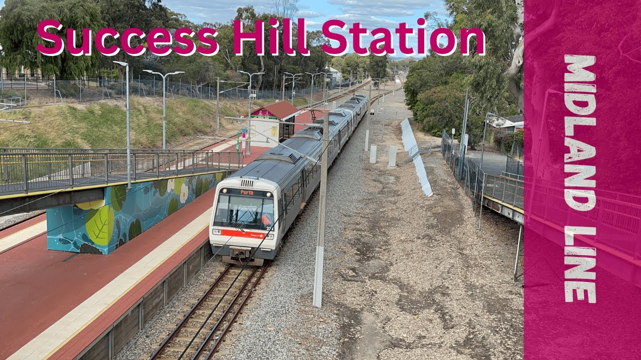 Trains at Success Hill Station
