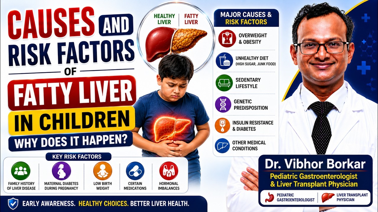Causes and Risk Factors of Fatty Liver in Children | Why Does It Happen? | Dr Borkar