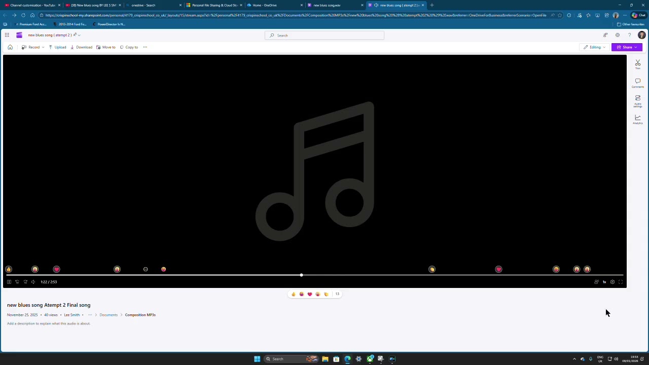 How i made my new blues song