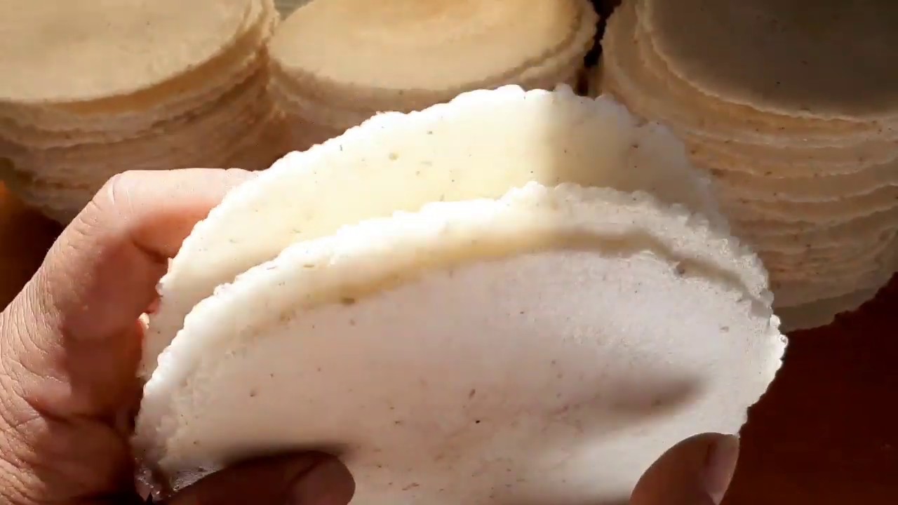 Làm bánh phồng Nếp .bánh tuổi thơ Ai....Đã...