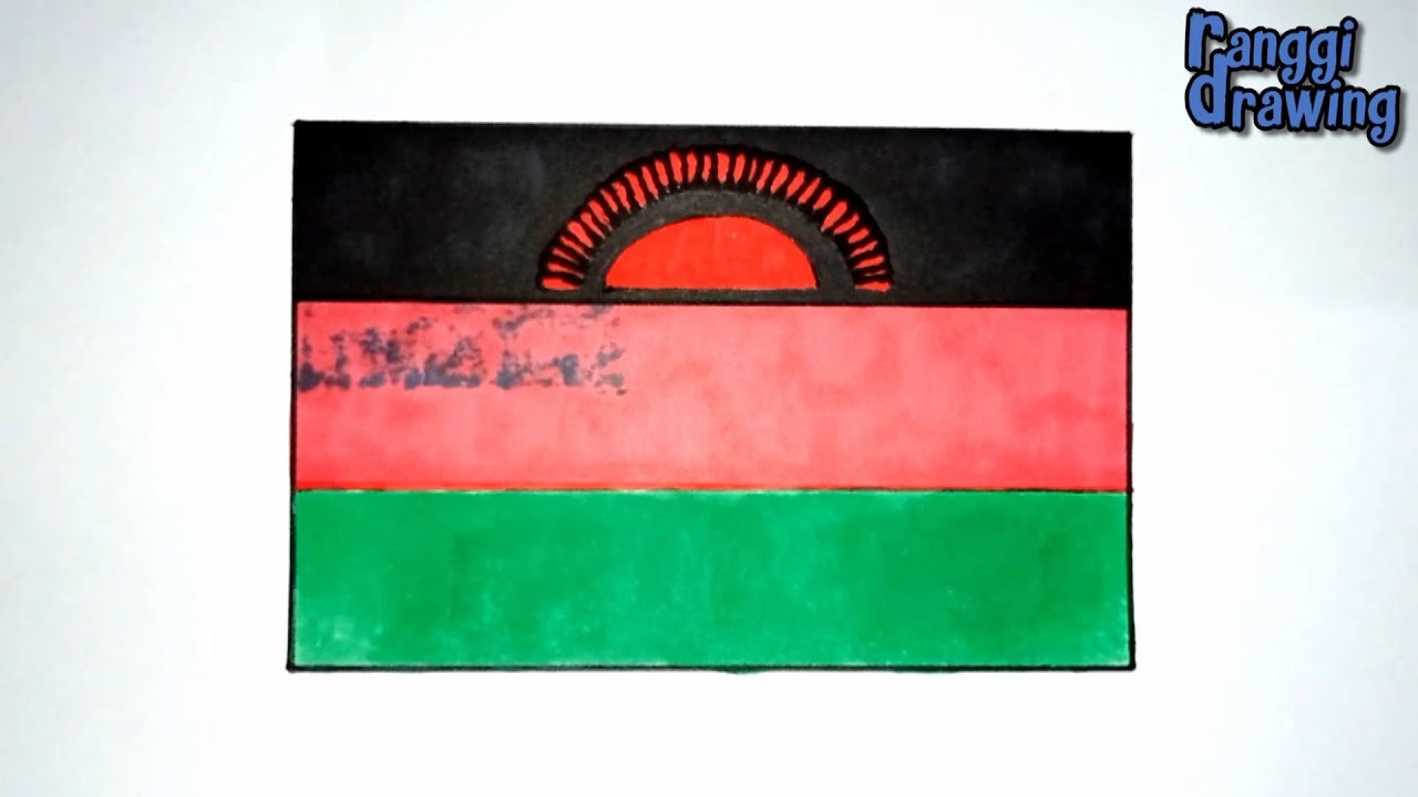 How to Draw The Flag of Malawi