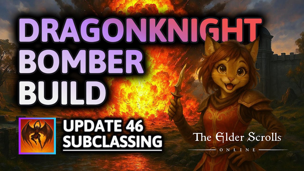 ⭐ Dragonknight LEAP Bomber Subclass Build 🔥 | ESO Update 46 #eso #esopvp #cyrodiil