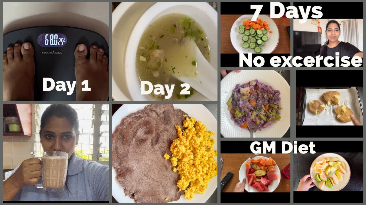 😍ഒരാഴ്ച GM Diet എടുത്ത് എത്ര കിലോ കുറച്ചെന്ന് കാണാം|GM Diet |No Excercise|Reduce Upto 6-7kg in 1week