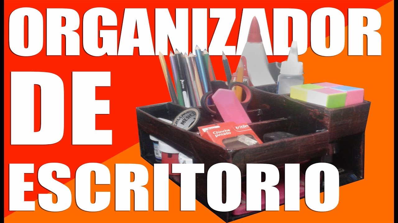 Organizador de escritorio - Ideas Creativas DIY (plantillas en la descripci&oacute;n)