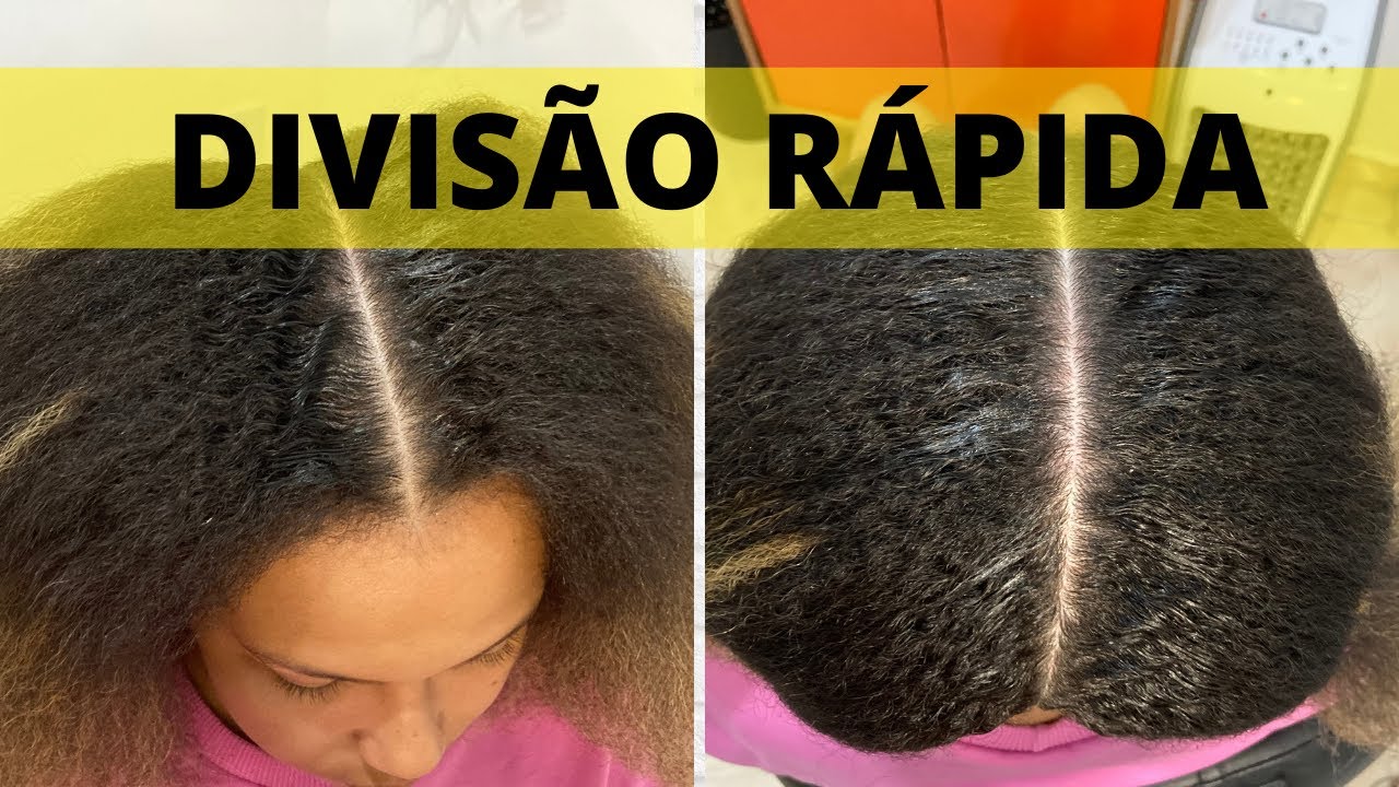 COMO FAZER UMA DIVISÃO RETA E NO MEIO DO CABELO (Trancista)