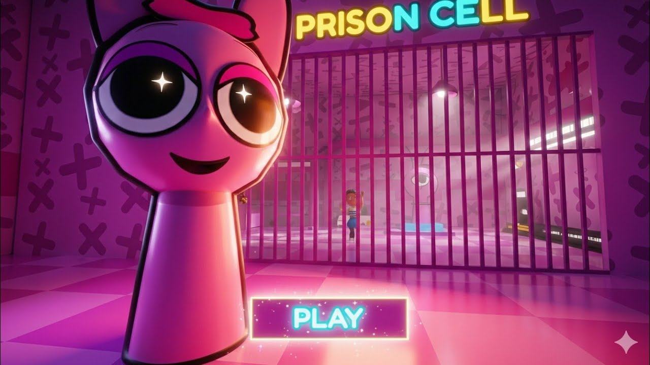 PINKI SPRUNKI'S PRISON RUN! (Obby) Roblox HD Gameplay Walkthrough 