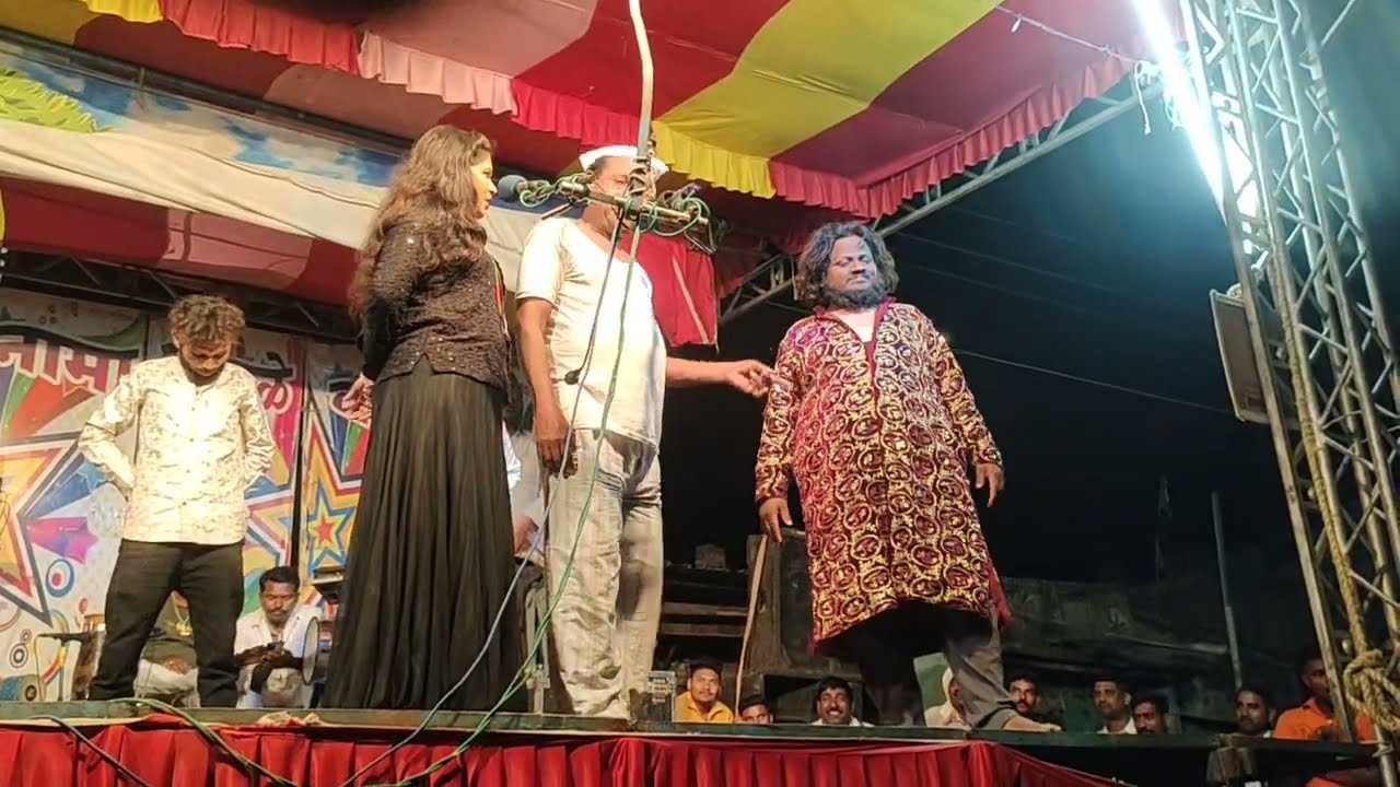 खान्देशी शोले भीमा नामा तमाशा फुल कॉमेडी वीडियो  2023|khandeshi Shole| comedy video bhima nama2023