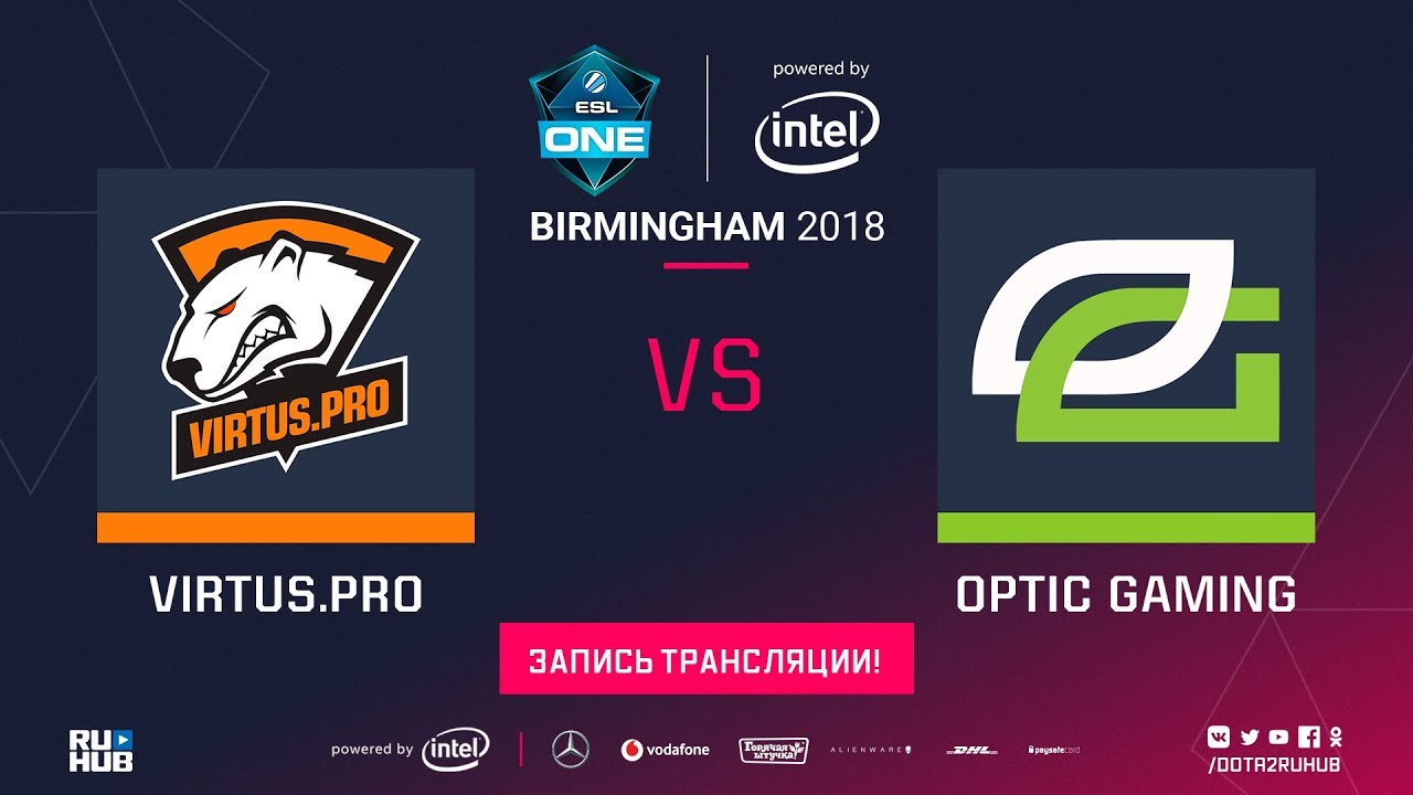 Virtus.pro vs OpTic, ESL One Birmingham, game 1 [Lex, Jam]