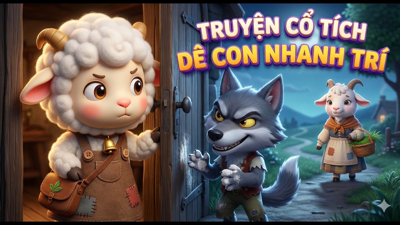 Dê Con Nhanh Trí | Truyện Cổ Tích Việt Nam 3D Chibi Nhất Cho Bé | Việt Kids Tales