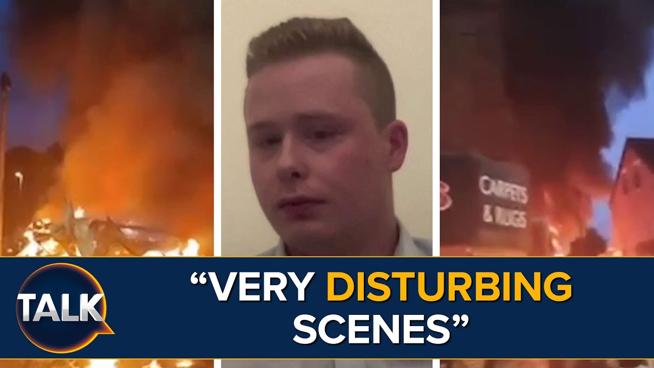 “Police Had Absolutely No Control!” Bus Set Ablaze And Cop Car Overturned As Riots Break Out