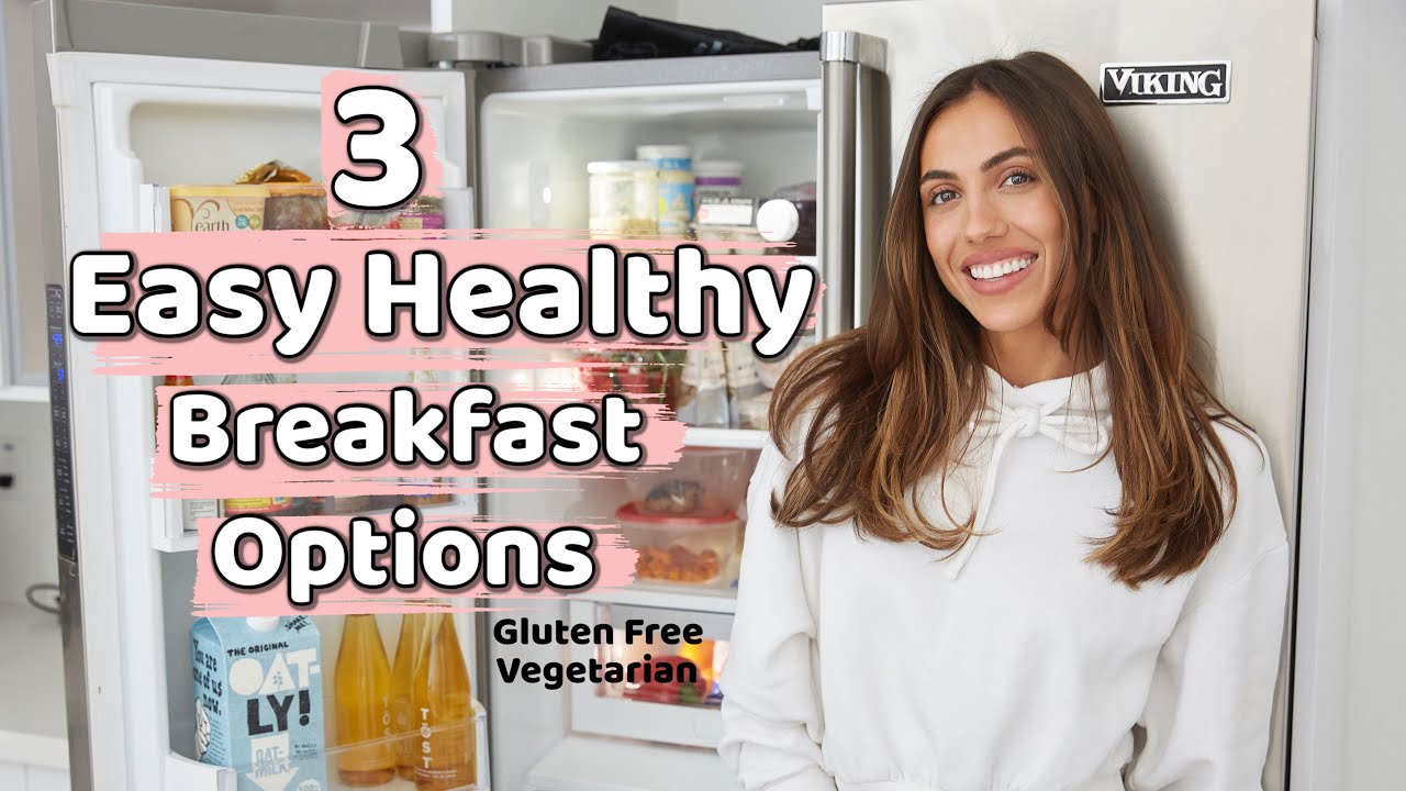 3 Easy & Healthy Breakfast Recipes | Avocado Toast, Oatmeal, & My Green Smoothie | Gluten Free