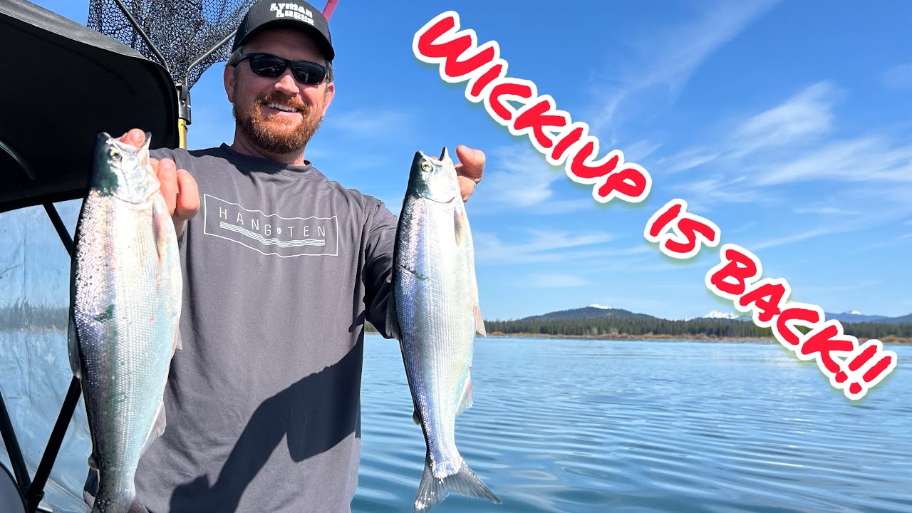 Trolling for Kokanee on Wickiup the day after the opener 2024. (Big Kokanee)