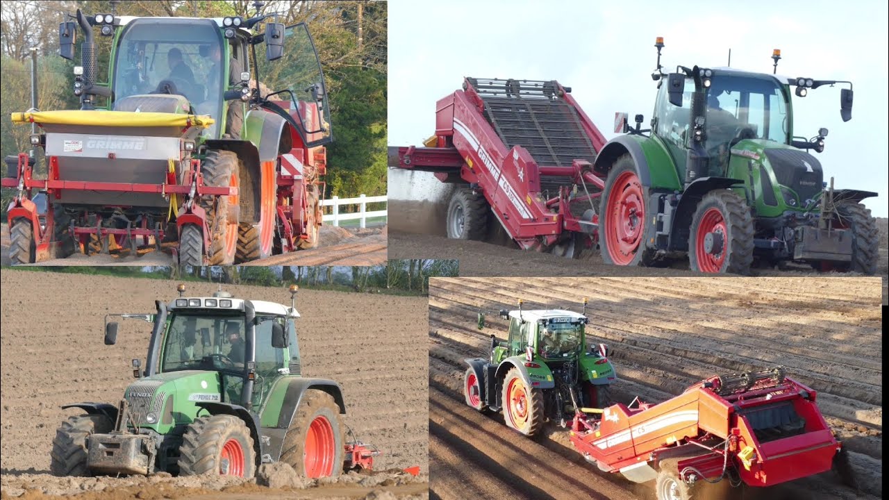 Une équipe de fendt aux pommes de terre en centre Bretagne 🤩
