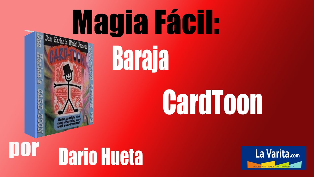 Card Toon  por Dario Hueta | Magia fácil  LaVarita.com ✔
