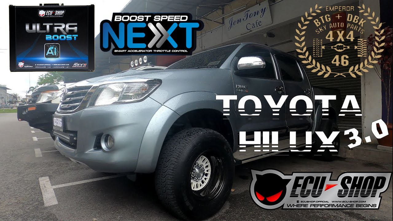 TOYOTA HILUX 3.O || ECU-SHOP ULTRA BOOST || NEXT BOOST SPEED || SKY AUTO PART 4X4 BETONG, SARAWAK
