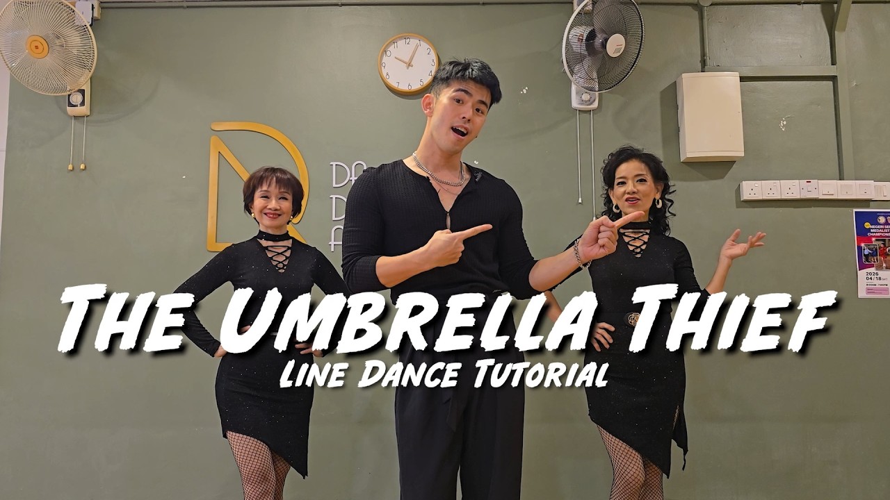 【Line Dance Tutorial】The Umbrella Thief