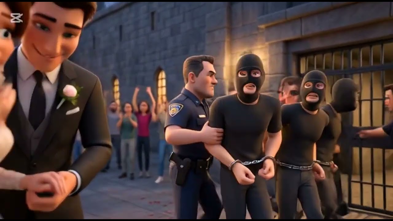 Kidnappers Abduct the Bride! The Hero’s Daring Rescue | Short Cartoon Story for Kids