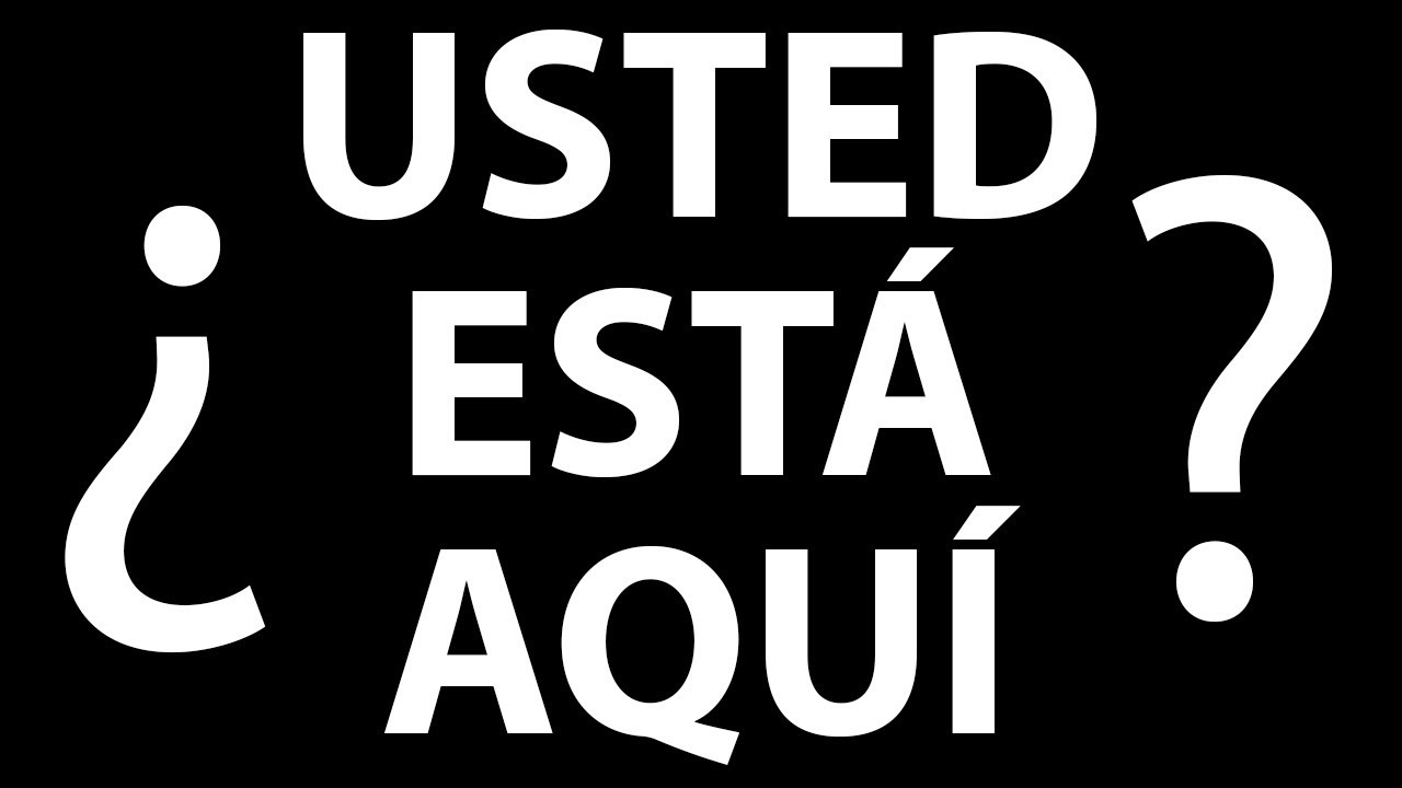 Usted est&aacute; aqu&iacute;