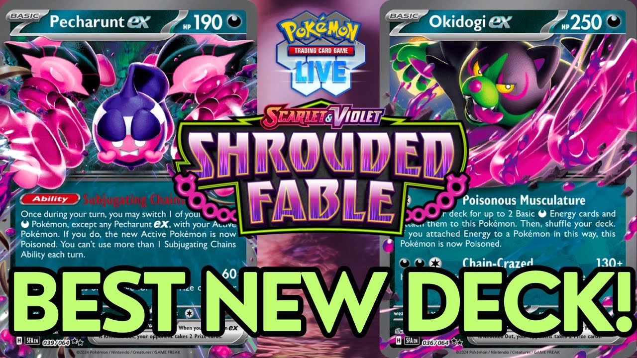 Pecharunt ex w/ Okidogi ex is the BEST NEW Shrouded Fable Deck!