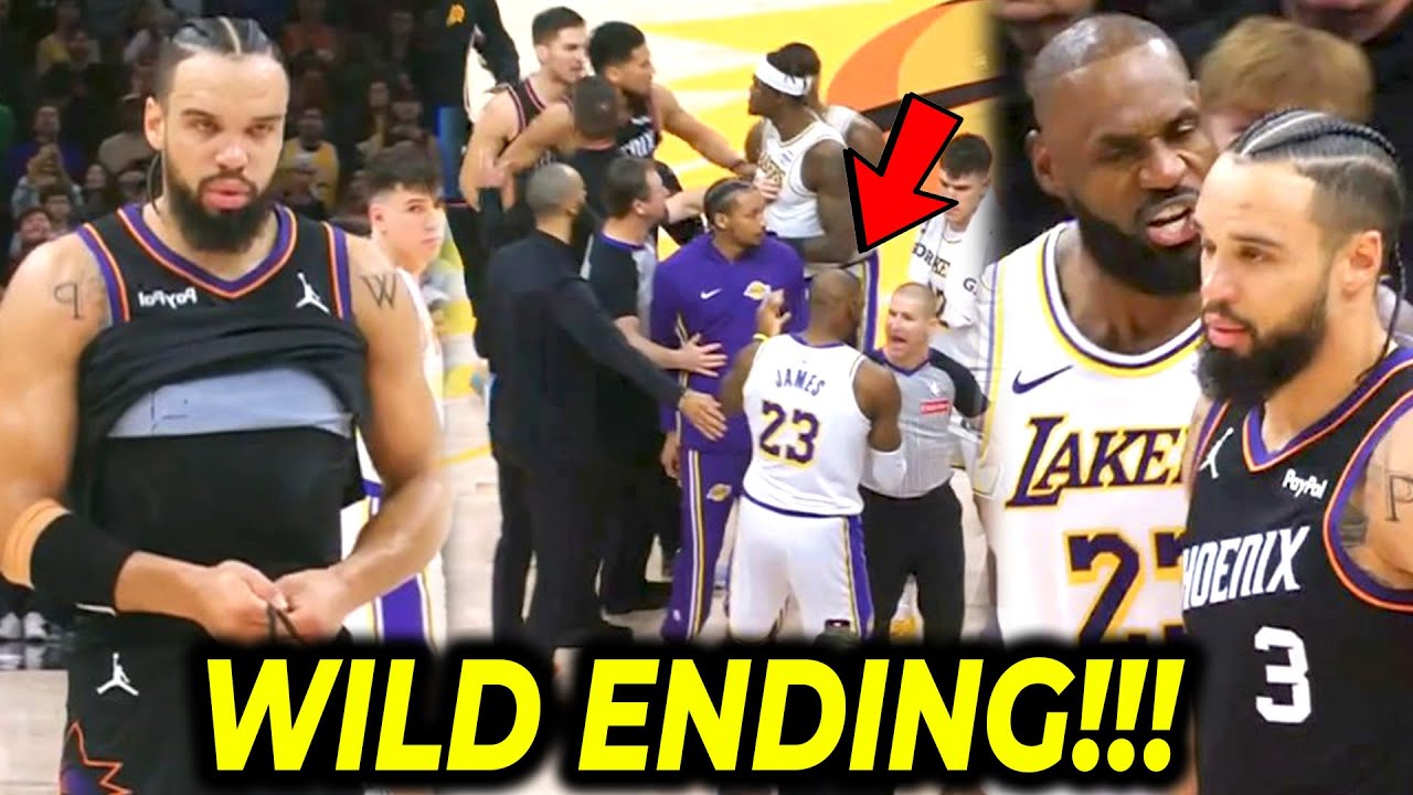 WILD ENDING LBJ for the WIN! Muntik magka-BRAWL, bulagta si Dillon Brooks kay LeBron!
